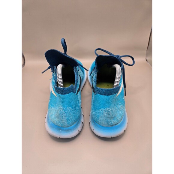 Nike Free RN Flyknit Shoes Men\'s 9 Blue Lagoon Running Athletic Minimal Sneakers